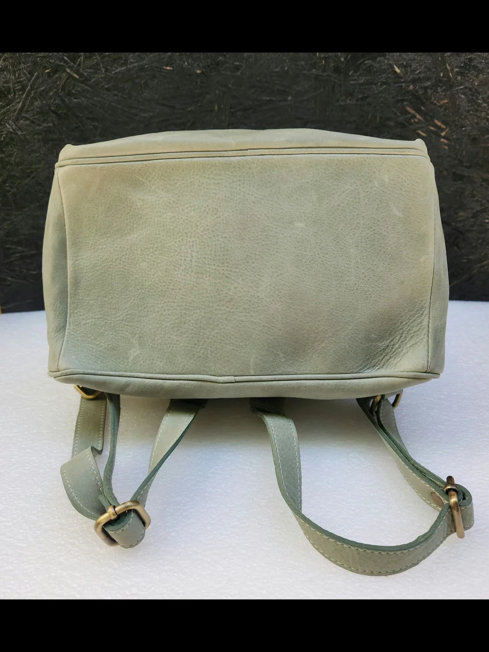 I Medici Firenze Verde Leather Backpack